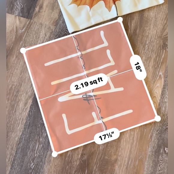 Brand New orange and cream Fall pillow covers 🍁 - Picture 2 of 2